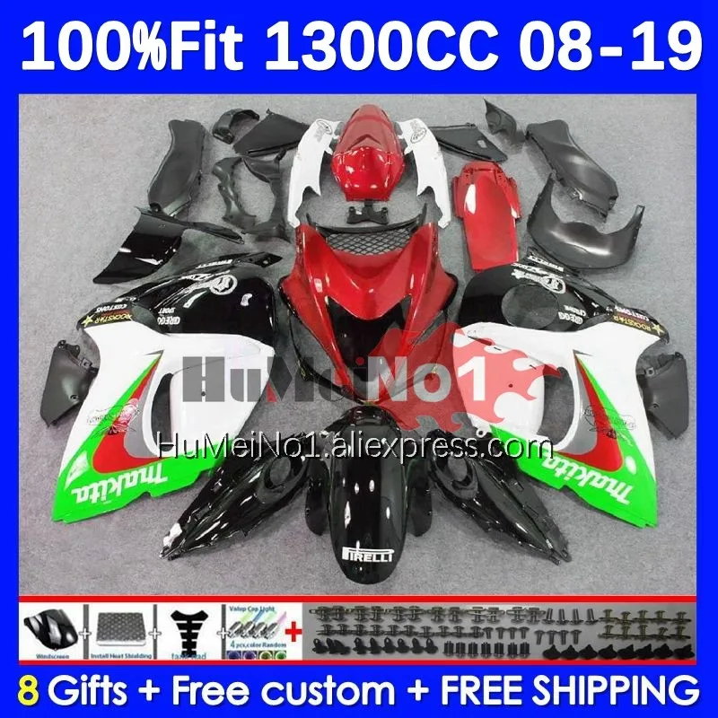 

GSXR-1300 для SUZUKI Hayabusa GSXR 1300 CC 30No.38 red GSXR1300 08 09 10 11 12 13 2014 2015 2016 2017 2018 2019 обтекатель зеленый