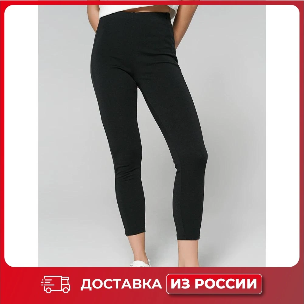 Брюки (типа Леггинсы) TBOE для женщины 92% полиэстер, 8% лайкра черный