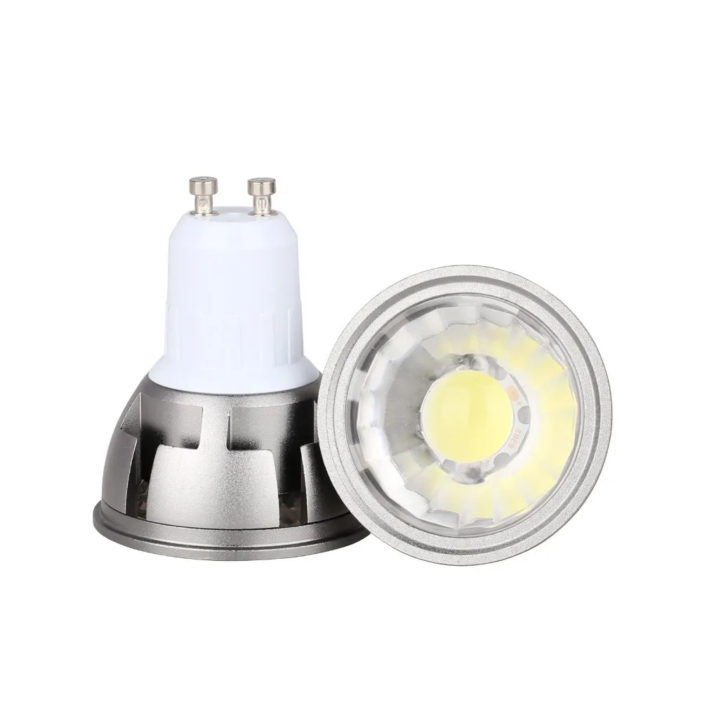 Светодиодные лампы 4000K светодиодные MR16 9W 12W 6W Gu10 12V 6500K AC 220V Домашний Cob - прожектор