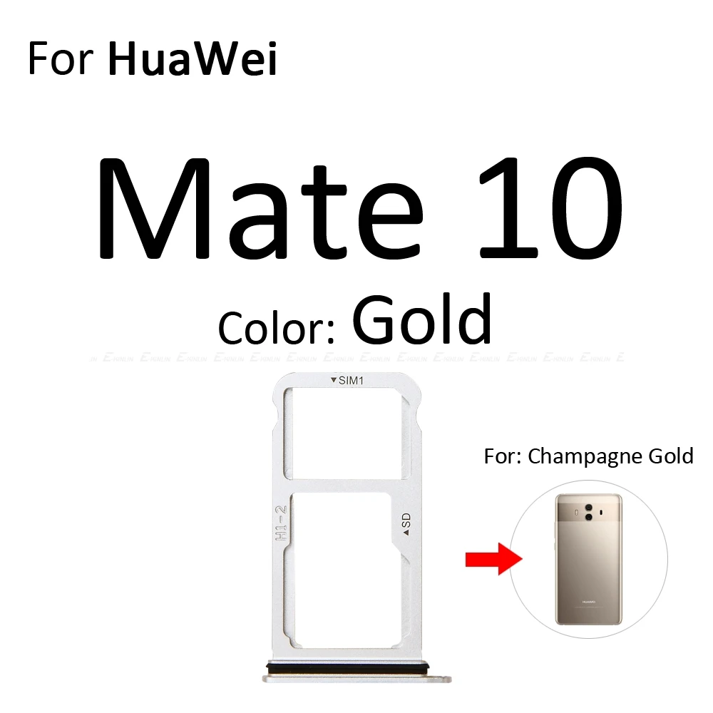 Лоток для SIM-карты Micro SD адаптер держатель контейнера слот разъем чтения HuaWei Mate 10