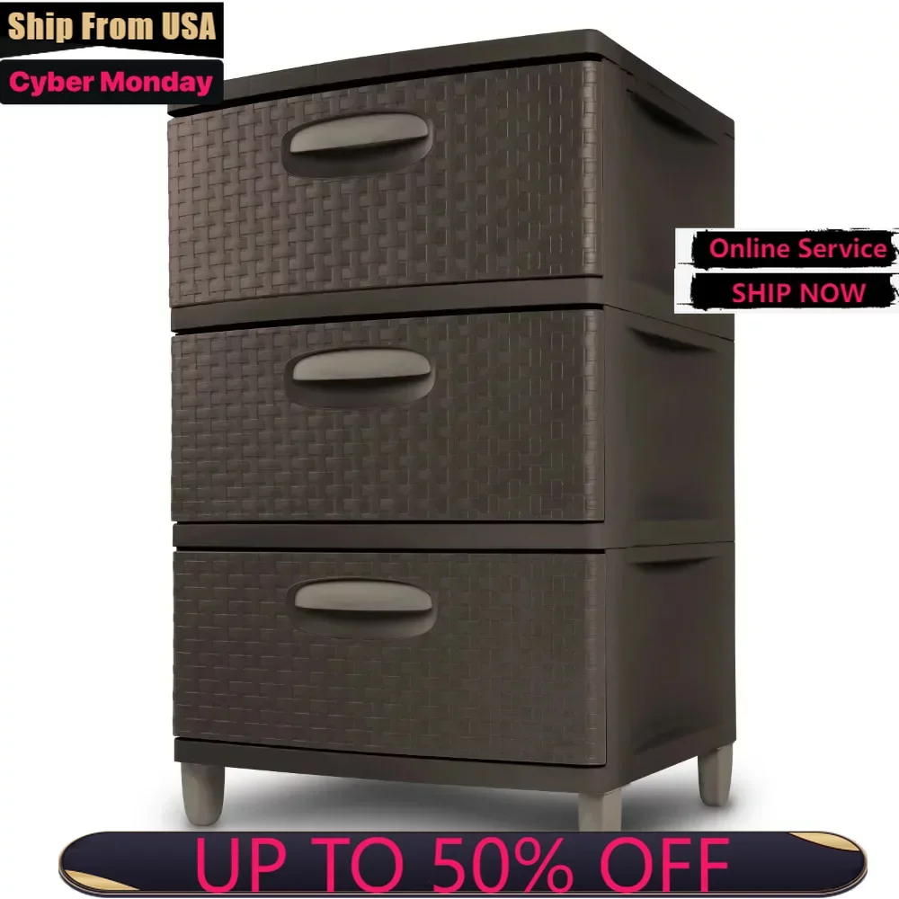 

3 Weave Drawer Unit Espresso