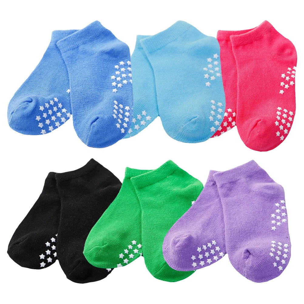 

6 Pairs Kid Socks Short Socks Cotton Ankle Socks Cotton Stockings Toddler Socks