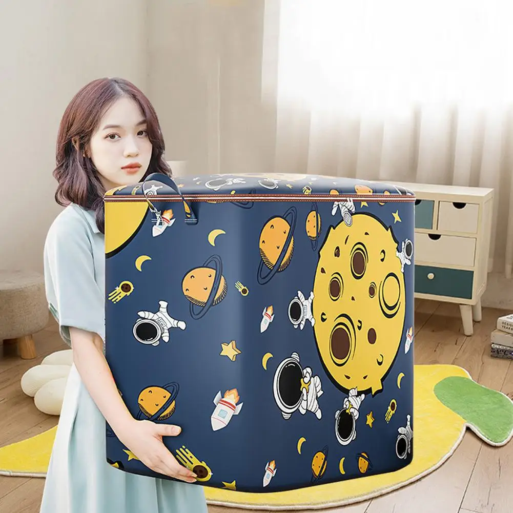 

Zipper Storage Baskets Quilt Organizer Clothes Storage Dust-proof Large Moving Bag Portable Wardrobe Accessories Bag Capaci J3w4