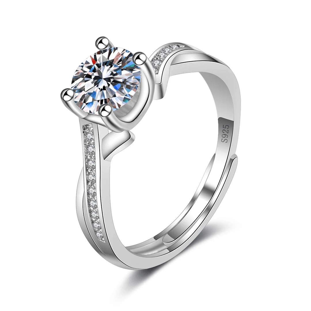 

Женское кольцо из серебра 925 пробы, с инкрустацией