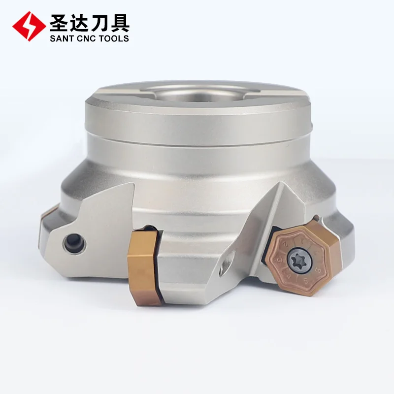 

Top quality indexable milling cutter with carbide inserts for metal machining