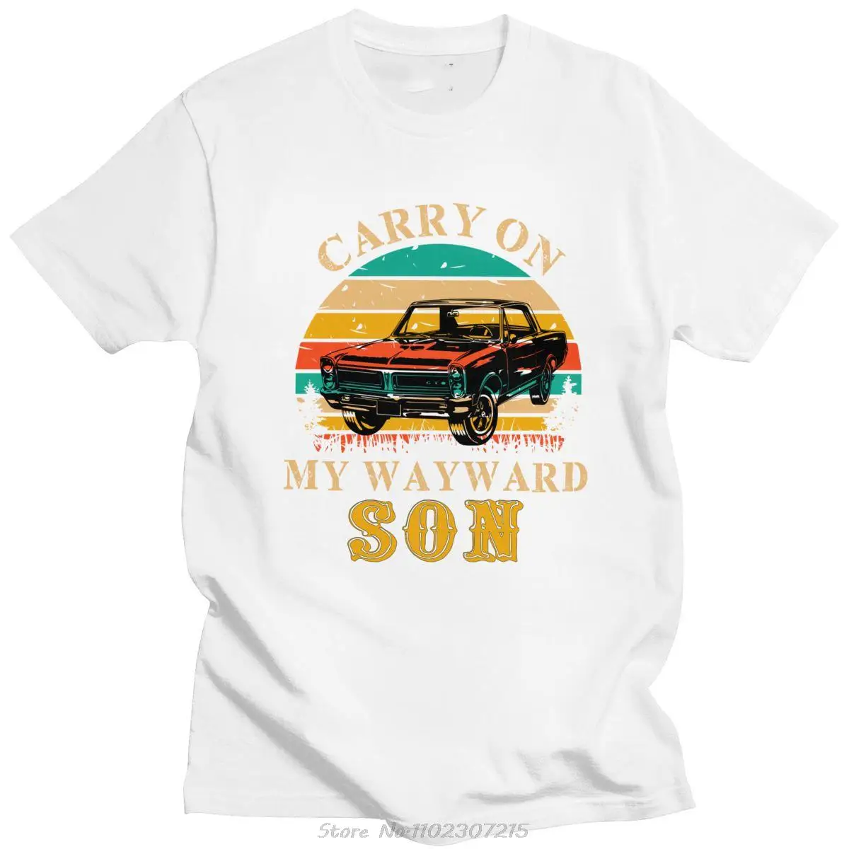 Футболка мужская с короткими рукавами винтажная тенниска из хлопка в стиле ретро