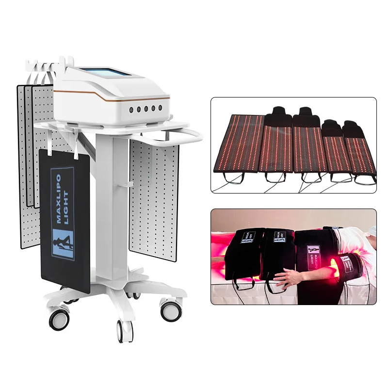 

650nm 940nm 200MW 8 inch Touch Screen 5pcs Treatment Pads Slimming lipo laser Fat Burning machine