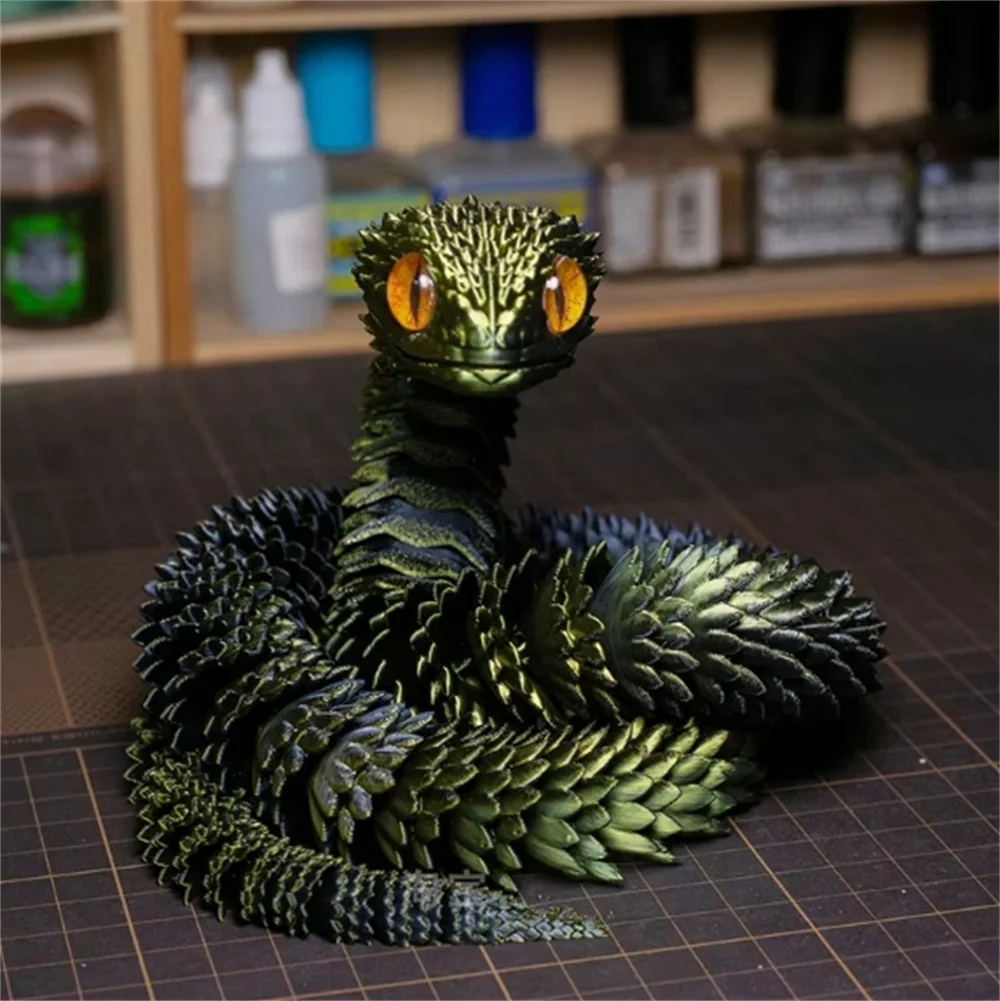 

3D печать Змея Фигурка