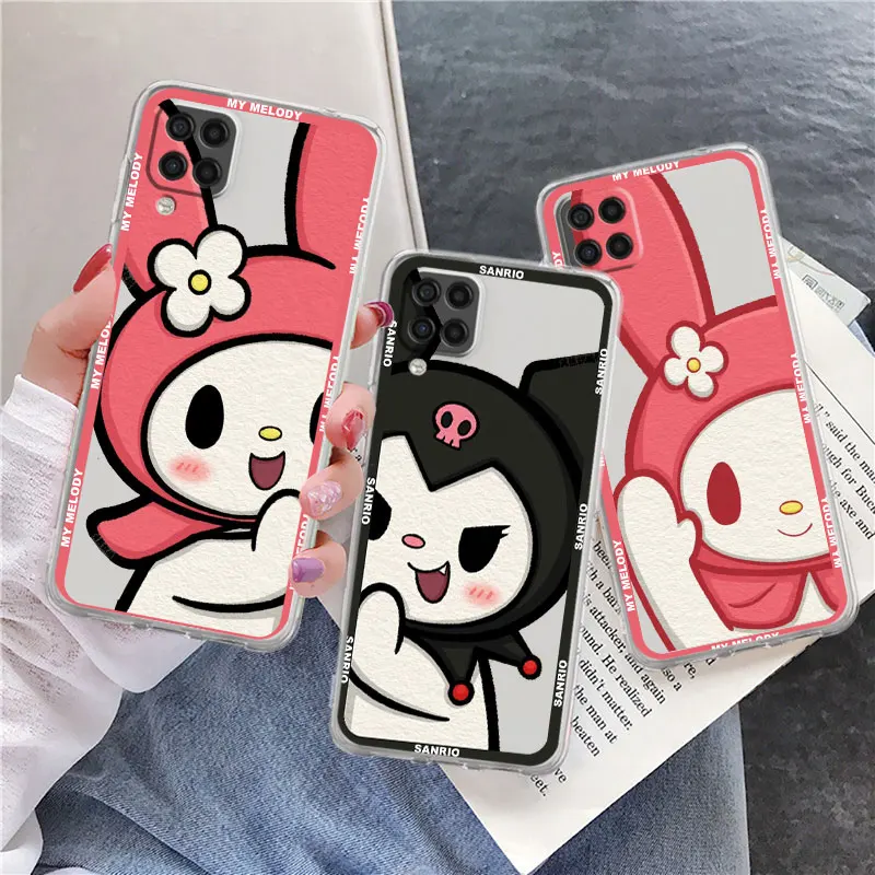 

Clear Case For Samsung Galaxy A52 A12 A51 A32 A21s A71 A32 A22 50 A70 A31 A72 5G Phone Cover Kulomi Melody