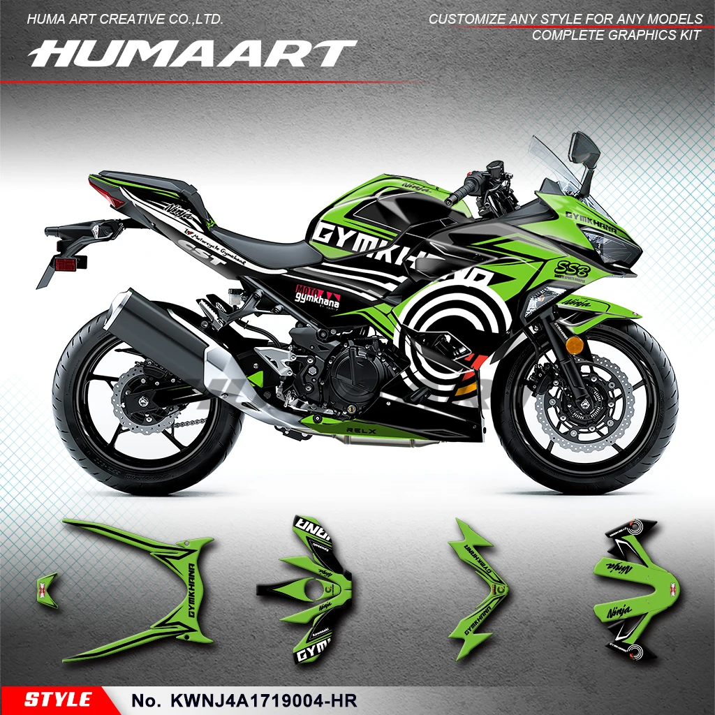 Виниловая наклейка для Kawasaki Ninja 400 250 ABS 2017 2018 2019 2020 2021 2022 2023