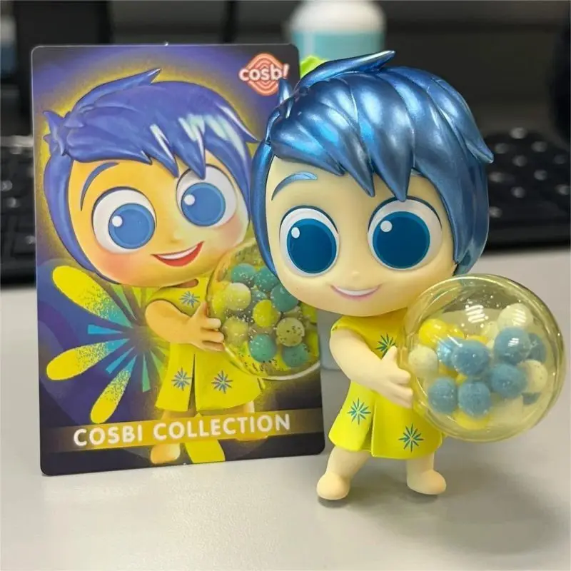 Disney Figurka Pixar Inside Out 2 Tajemnicze pudełko Joy Sadness Anger Disgust Cosbi Blind Box Model kolekcjonerski Lalki Zabawka Prezent urodzinowy