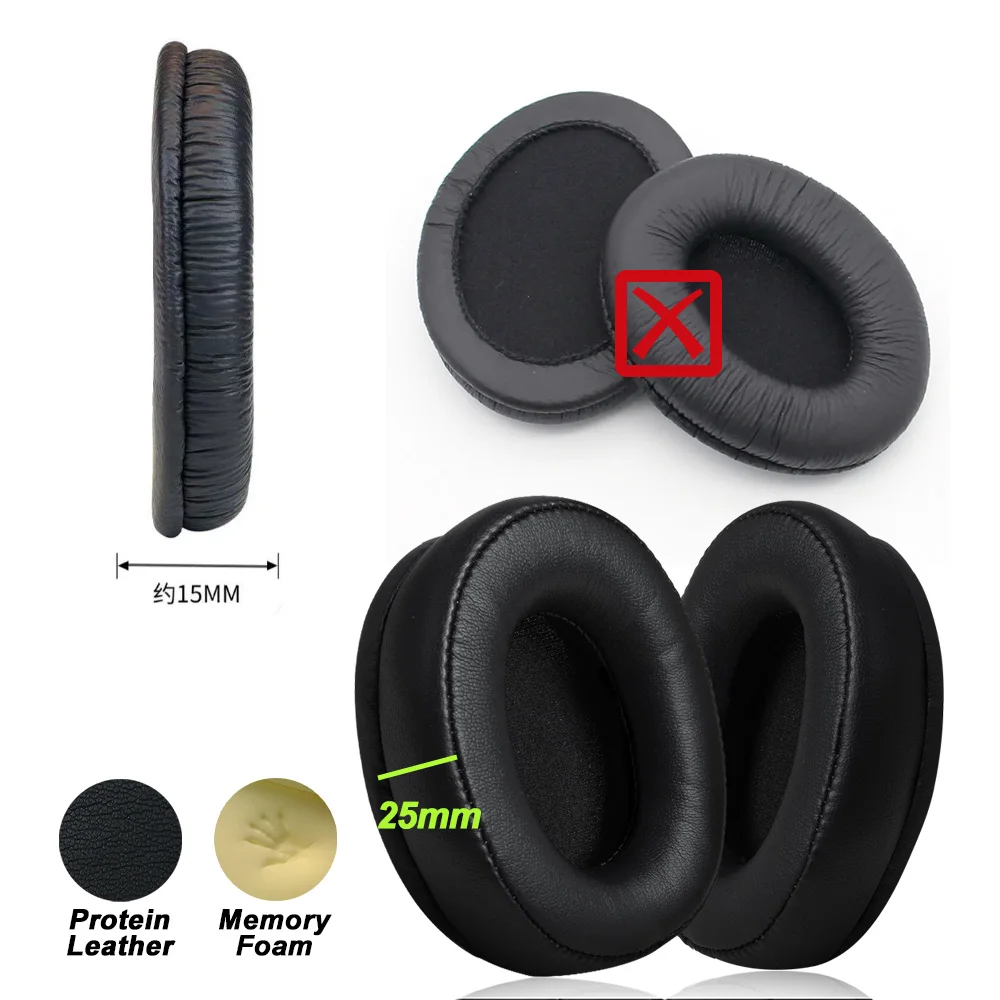 Фото Подушечки для наушников для Sennheiser HD457 HD447 HD497 HD202 HD203 HD212 HD65, сменные подушечки для телевизора, наушники с эффектом памяти №5