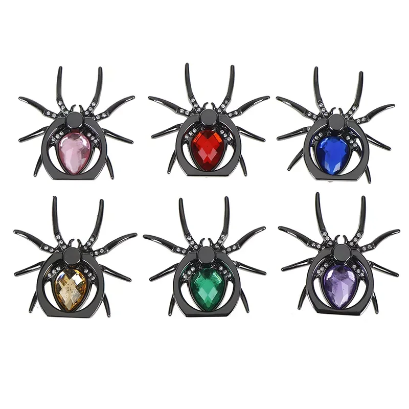 

Universal Spider Bling Finger Ring Holder 360 Rotate Phone Stent Diamond Mobile Phone Holder Finger Stand for IPhone/Xiaomi
