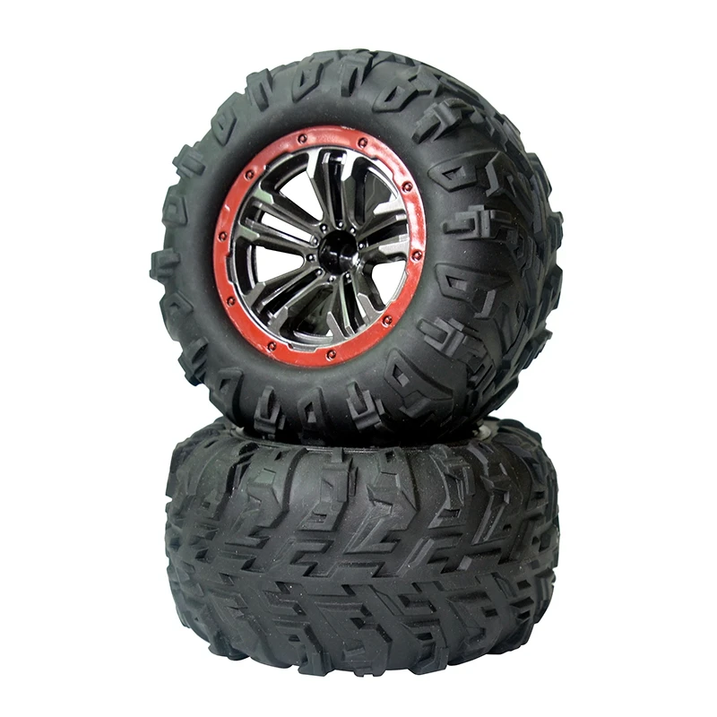 Neumáticos de rueda de coche a control remoto, accesorios de repuesto para camión monstruo, sin escobillas, para XLF X03 X04 X-03 1/10 RC