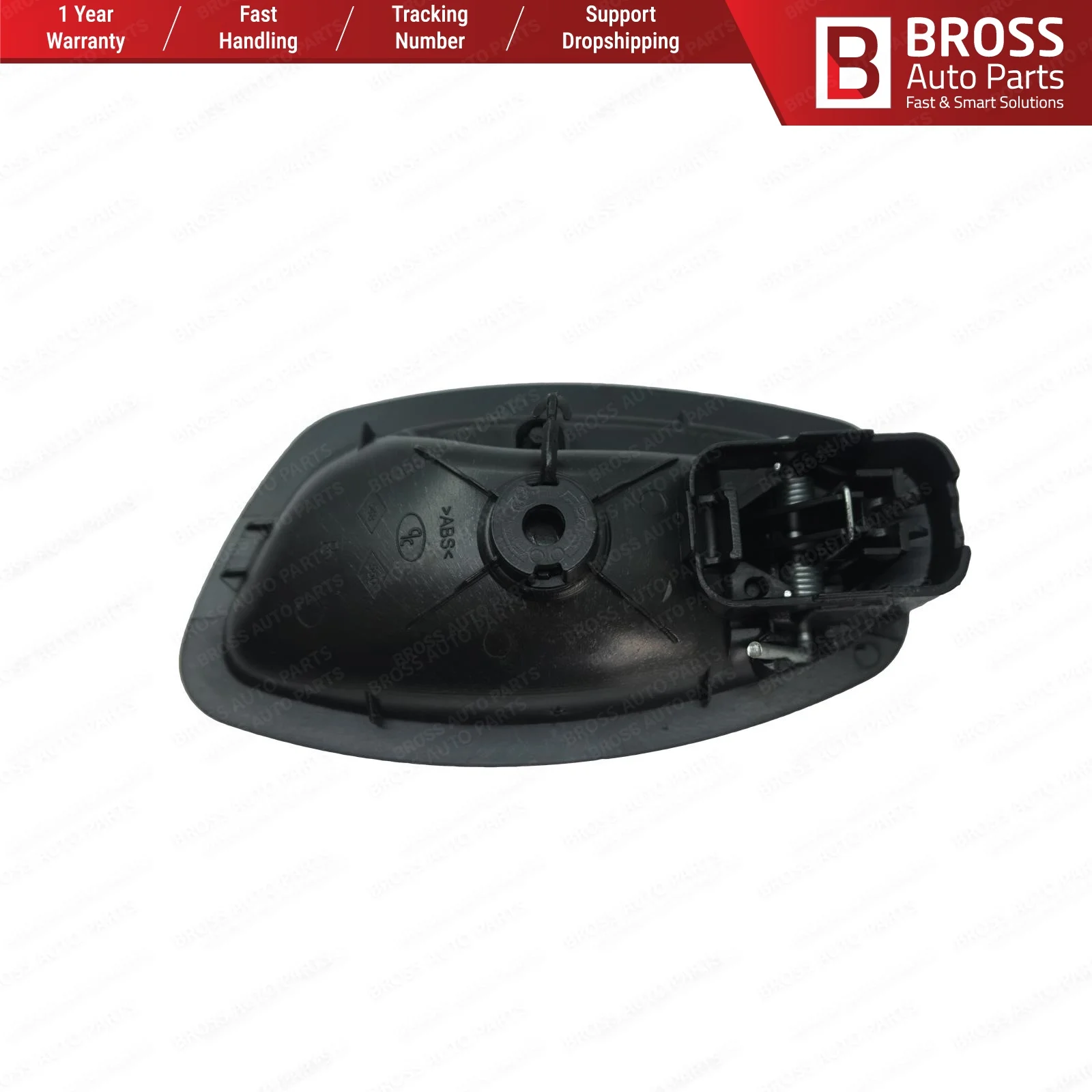 Bross автозапчасти BDP929 ручка межкомнатной двери правая 806710001R черная для Renault Fluence