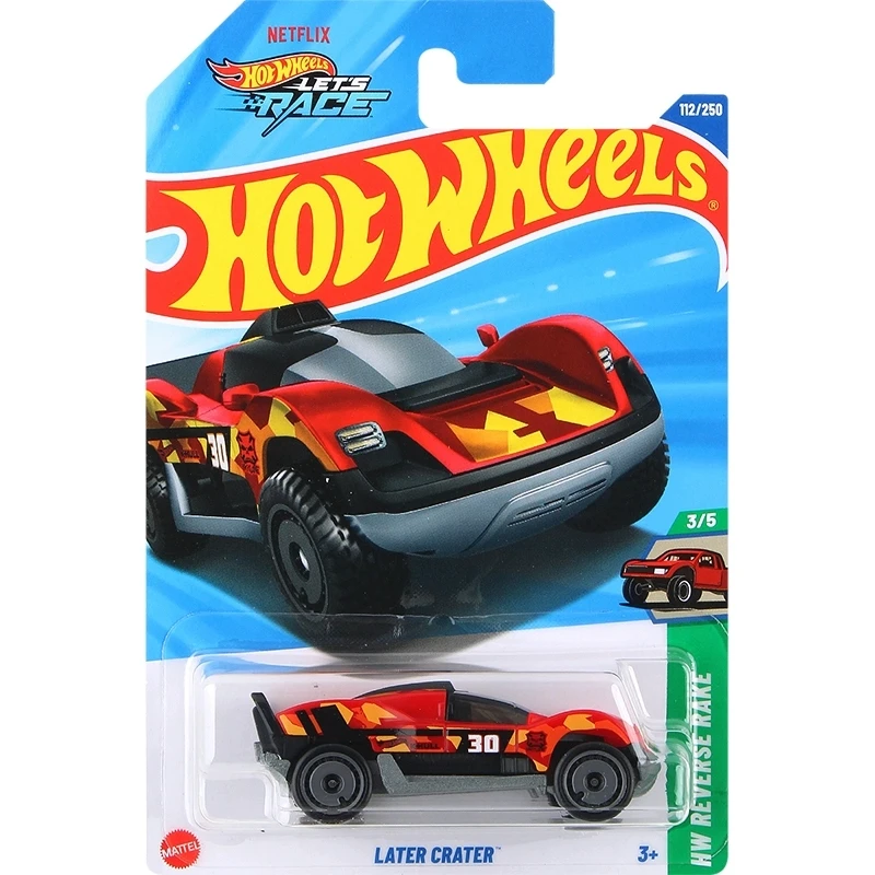 2025-112 Hot Wheels Cars LATER CRATER 1/64 Металлическая литая модель игрушечного транспортного