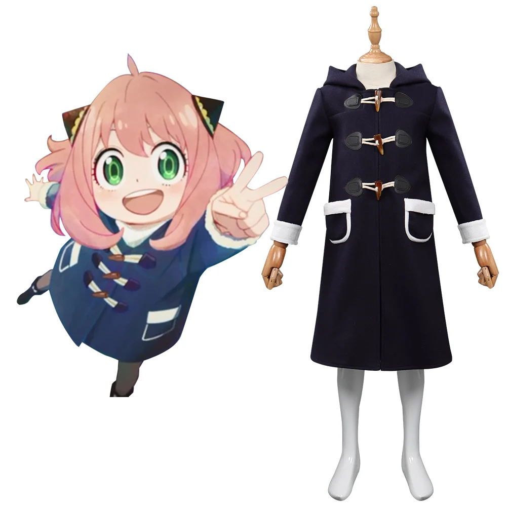 

Kids Children SPY Cos FAMILY Anya Cosplay Costume Outfits Halloween Carnival Party Suit