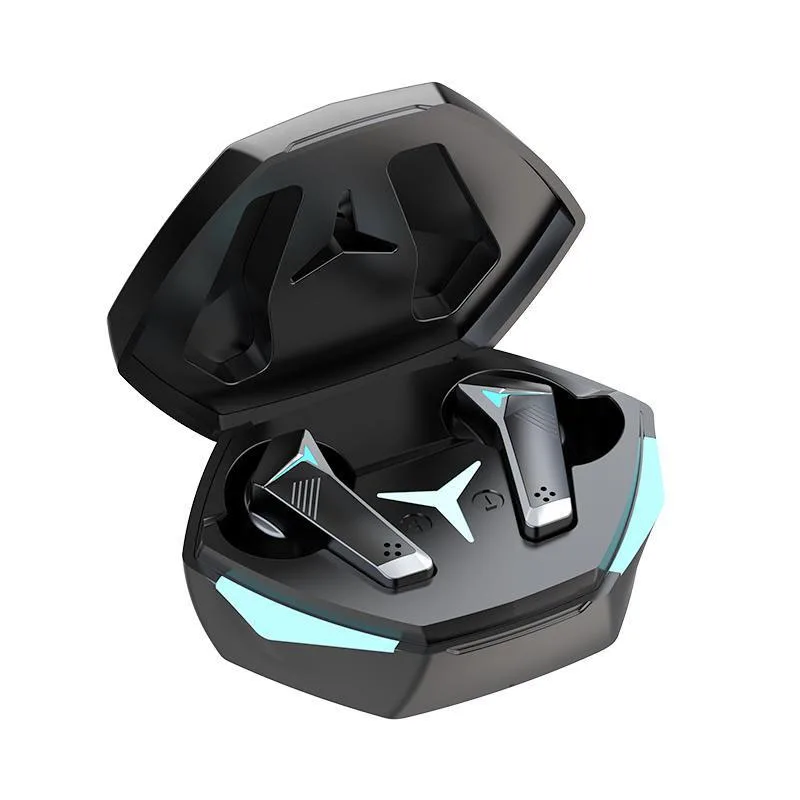

Low Latency Gamer Headset Bluetooth 5.2 Headphones TWS Wireless Bass Touch Control Earbuds Noise Reduction Earphones With Mic