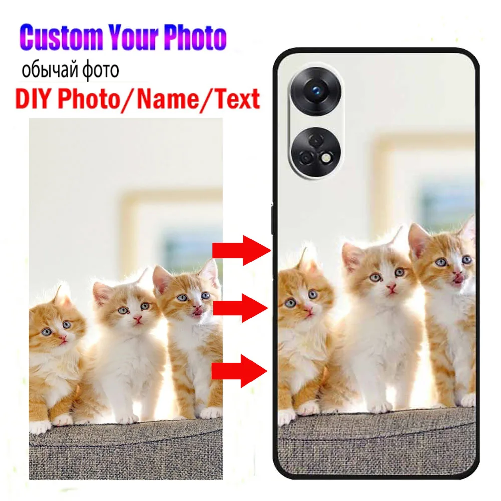 Индивидуальный чехол для телефона с индивидуальными фотографиями для OPPO A17 DIY, чехол для телефона OPPO A78 чехол F21 Pro, картинка с рисунком из силикона и ТПУ