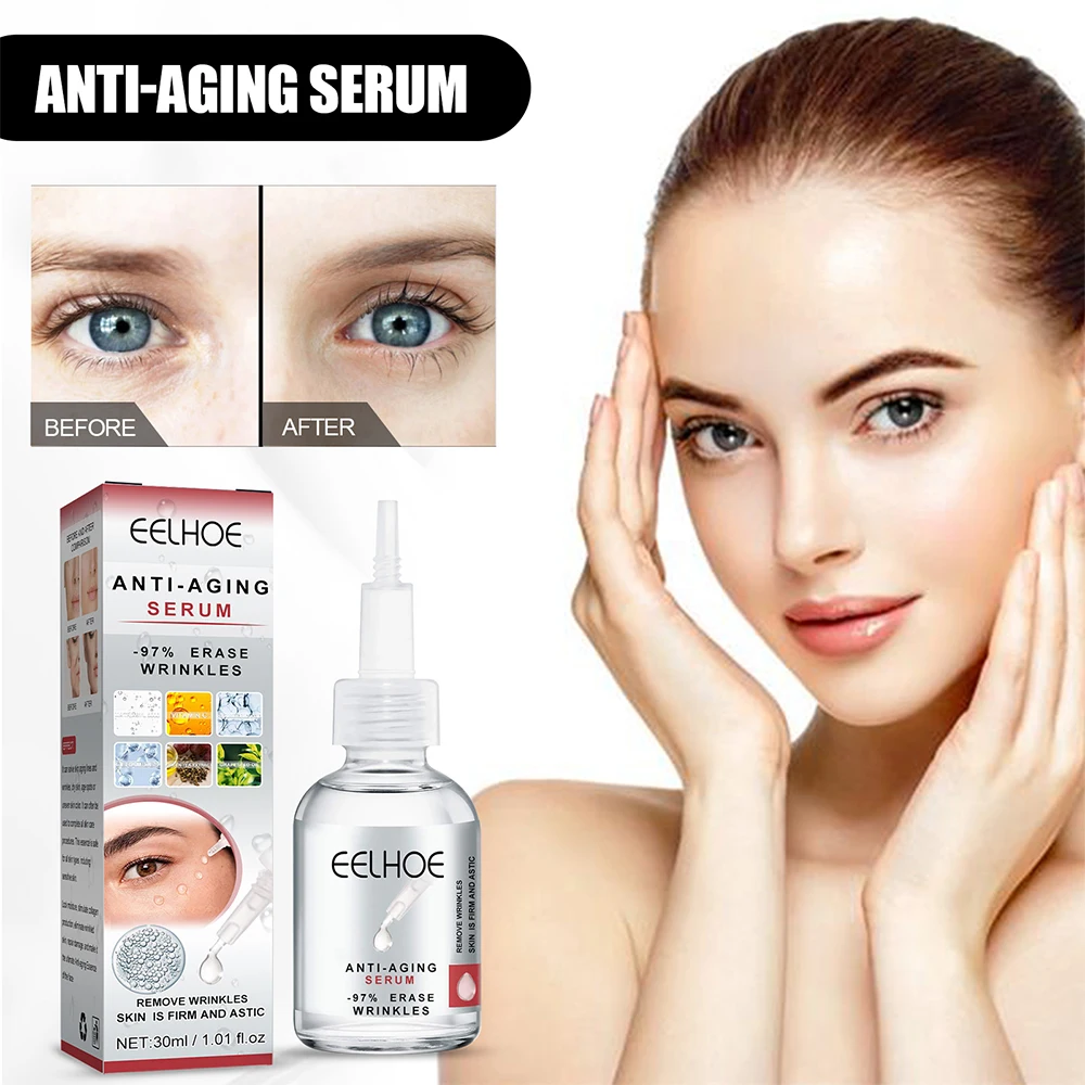 

30ML Wrinkle Remover Face Serum Lift Firm Anti-aging Fade Fine Lines Moisturizing Essence Whitening Brighten Repair Skin Care