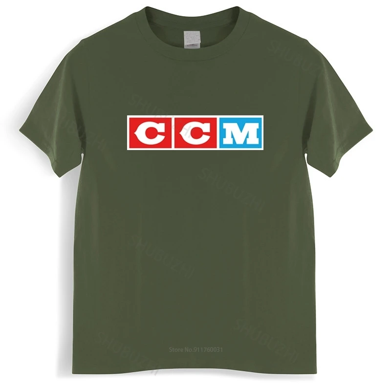 Новое поступление мужская футболка с логотипом Ccm Hockeyarea большего размера Homme