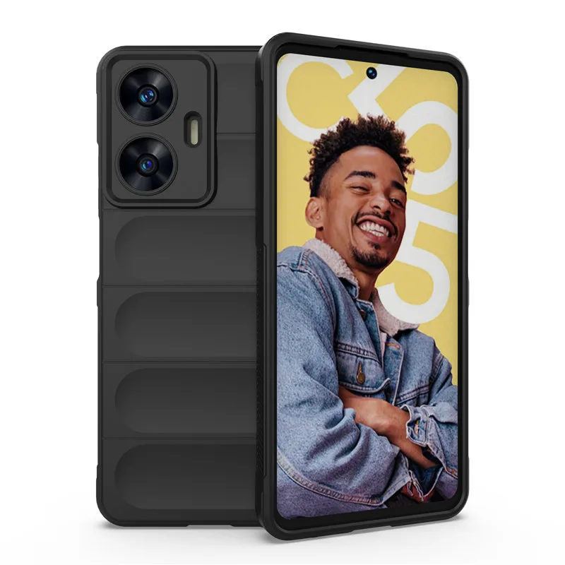 

For Realme C55 Case Cover Realme C35 C55 Narzo N55 Soft Silicone Bumper Shield Protective Phone Cases On Realme C55 C35 Funda