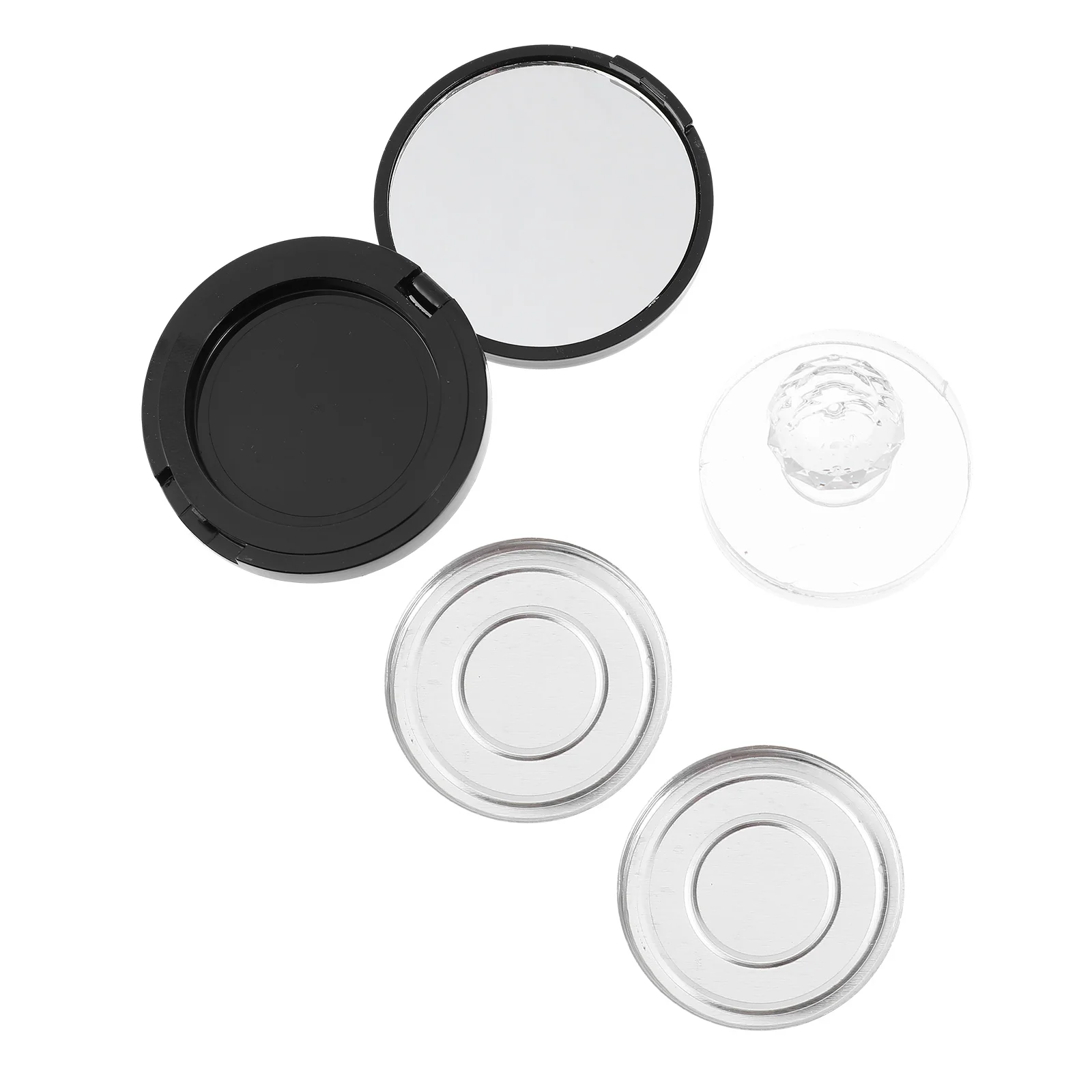 Контейнер для губной помады порционный лоток зеркало макияжа портативный футляр