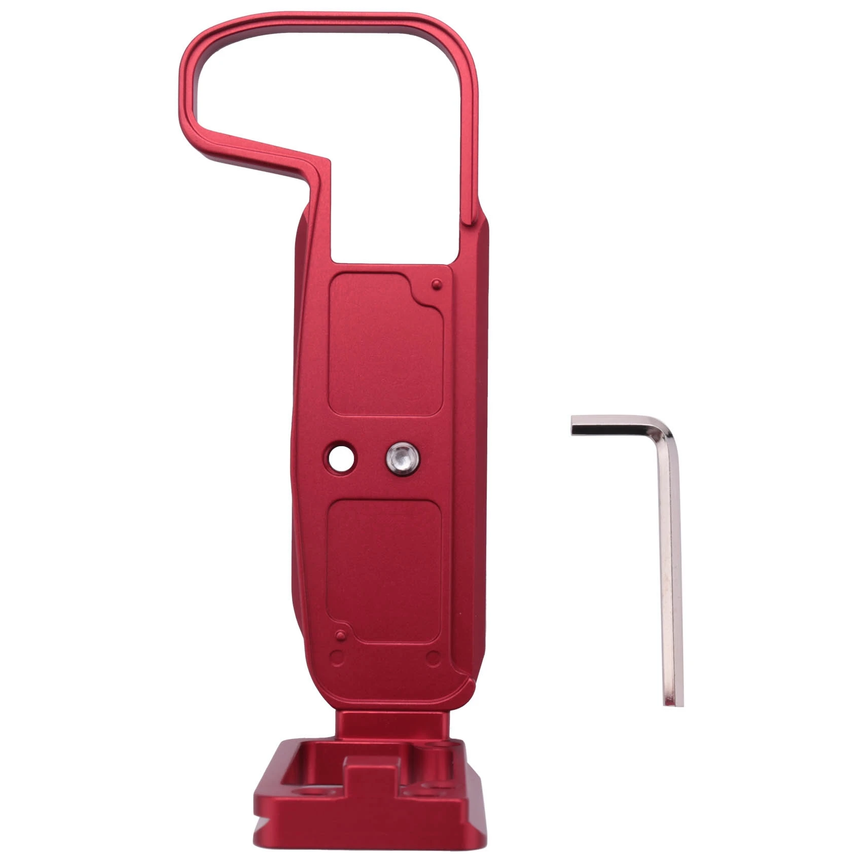 

For Canon EOS RP Vertical Quick Release L Plate Bracket Holder Hand Grip Base Handle Red