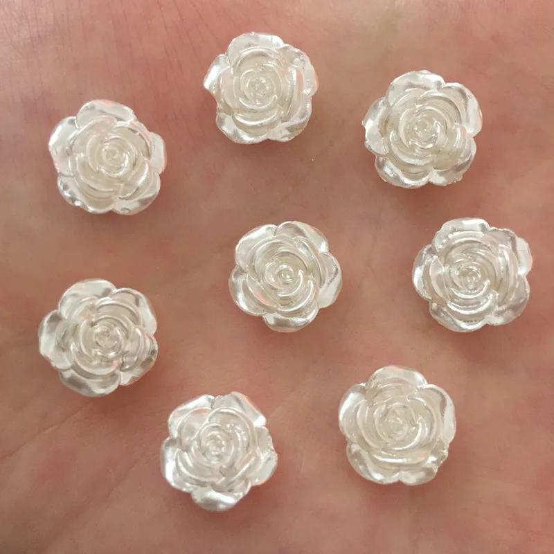 

80 шт. Смола Роза 12 мм для декупажа Diy Super Paradise