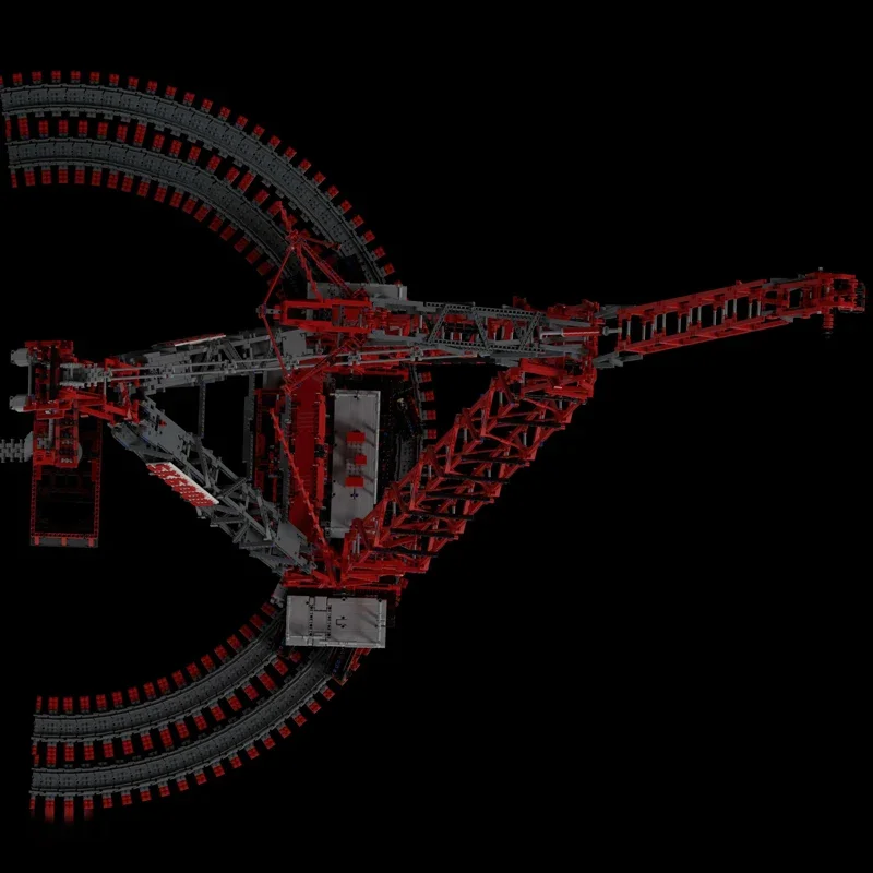 НОВЫЙ Testarossa MOC- 195537 Инженерная машина SK6000 Кольцевой кран RC Дистанционное