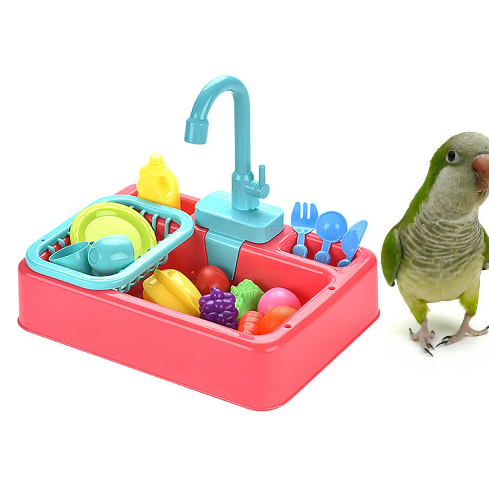 

Bird Cage Bath Toyssupplies Accessories Parakeet Cages Tub Birdcagebudgie Small Bathingcover Parakeets Pets Parrot Automatic