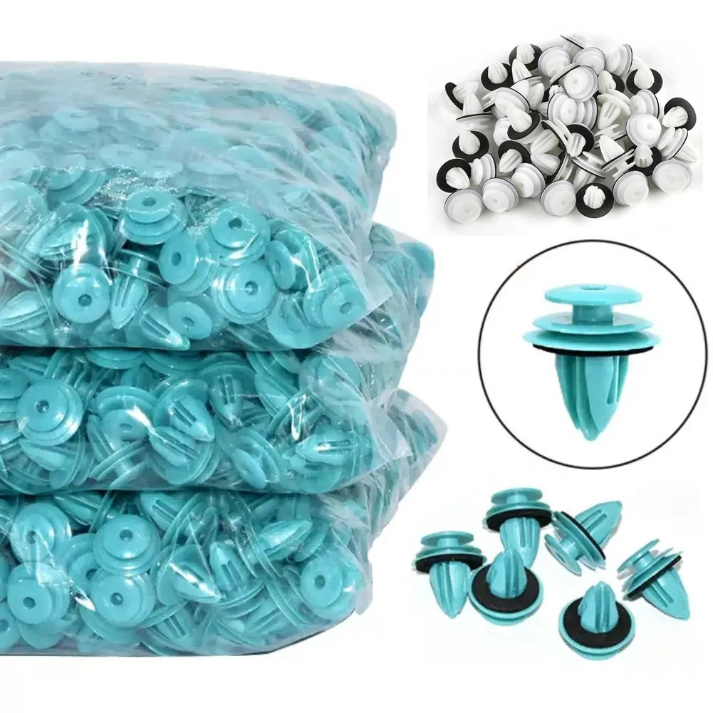 

50 шт. зажим для дверной панели с уплотнительным кольцом, заклепка, зажим для бампера, фиксатор для BMW E34 E36 E38 E39 E46 M3 M5 Z3 X5, автомобильные аксессуары