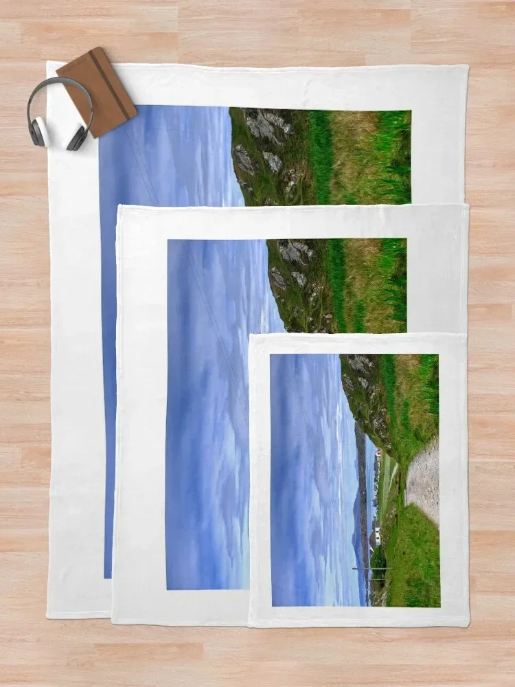 Baile Mor Isle of Iona Inner Hebrides Scotland Плед Фланелевые самые мягкие тонкие одеяла из