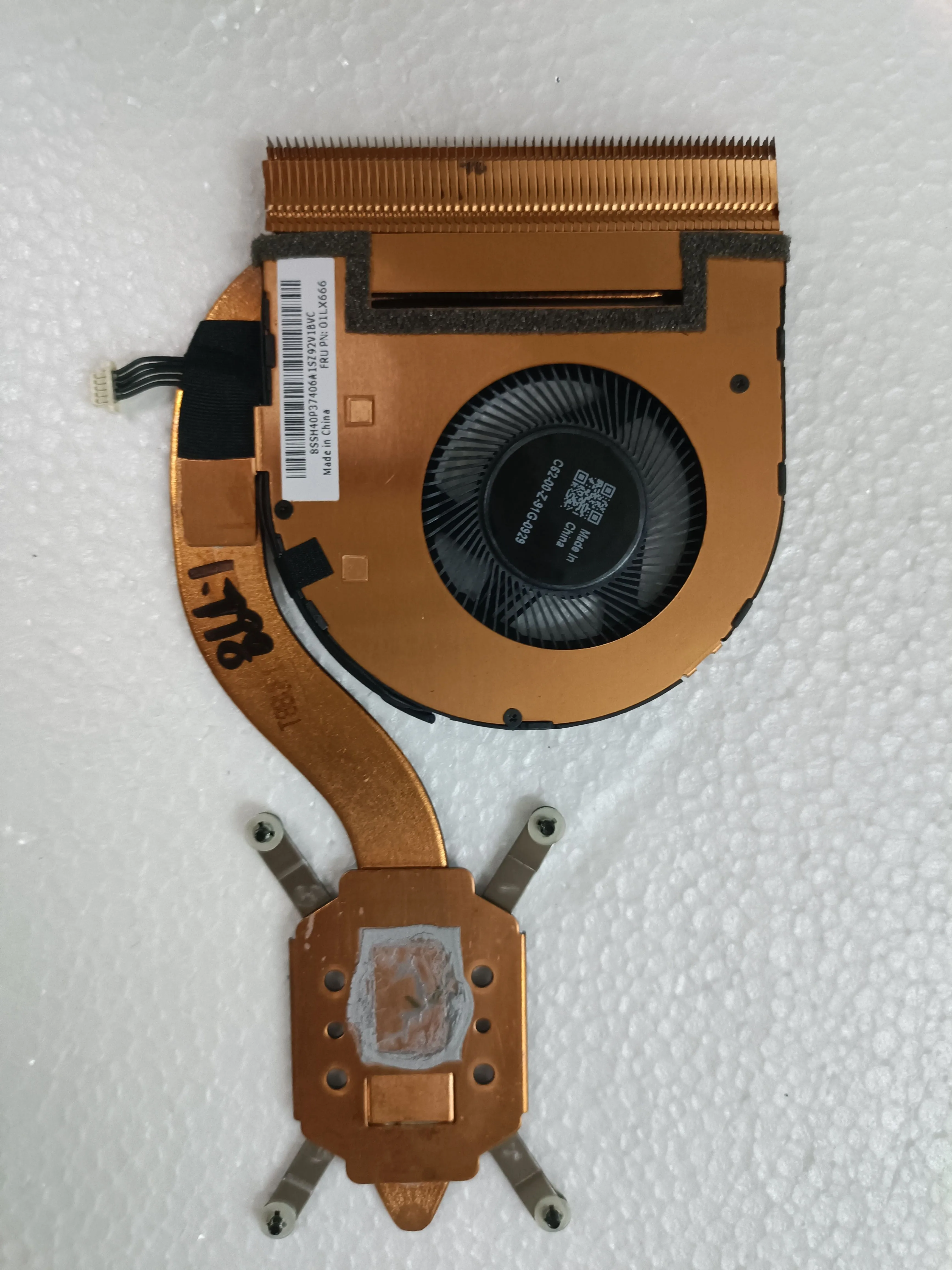 Оригинальный радиатор для ноутбука Lenovo ThinkPad X280 с вентилятором 01LX666 01LX665 5 линий DC5V