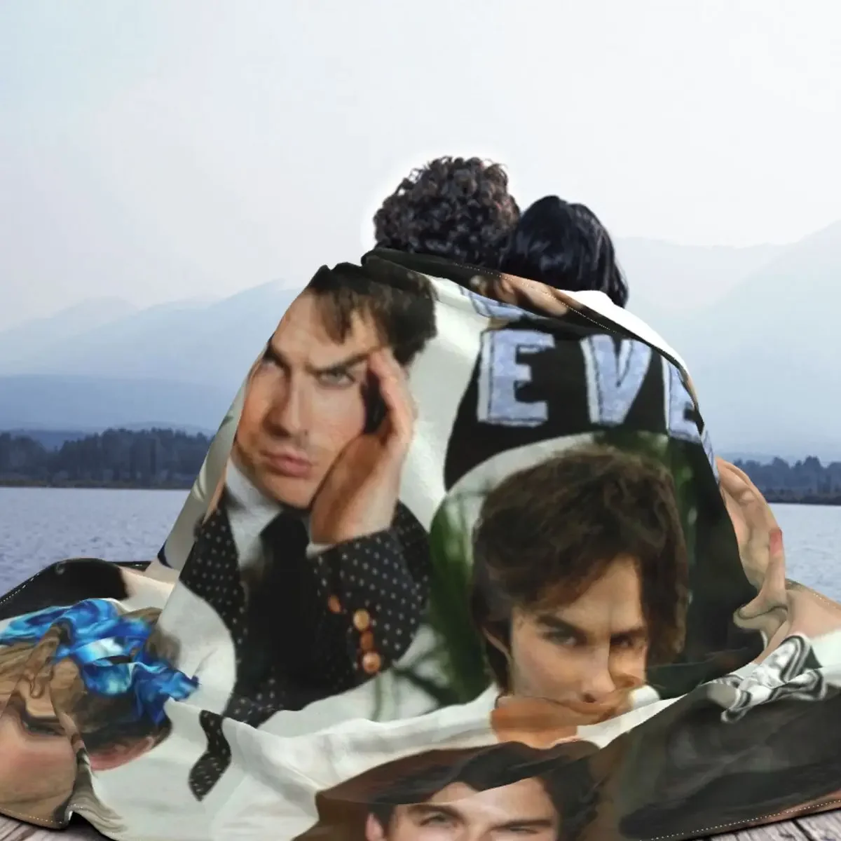 Одеяло для колледжа Ian Somerhalder коралловое флисовое плюшевое летнее портативное