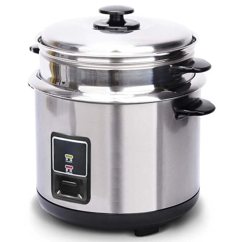 

6L Household Rice Cooker Stainless Steel Multi Cooker Thickened External Steel Steamer Rice Cooker