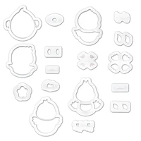 animals duck chicken biscuits birthday party cake molds fondant cartoon cookie cutter kitchen baking embossing decorating tools
