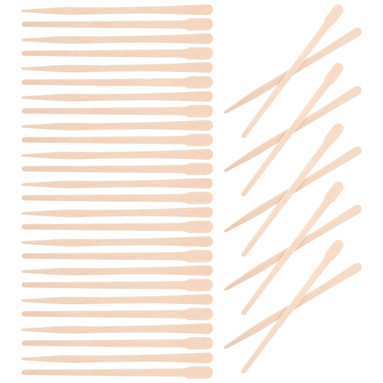 

200 pcs Body Hair Removal Wax Sticks Waxing Sticks Wooden Wax Stick Applicator