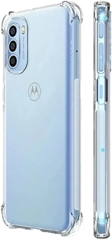 

For Case Cover Compatible With Motorola Moto G52 + 3D Glass Film + Camera Film - (C7COMPANY)