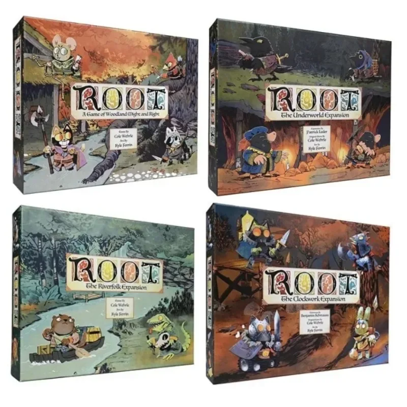 Карточная Игра Riverfolk Root Расширенная Настольная Leder Для Семьи И Детей