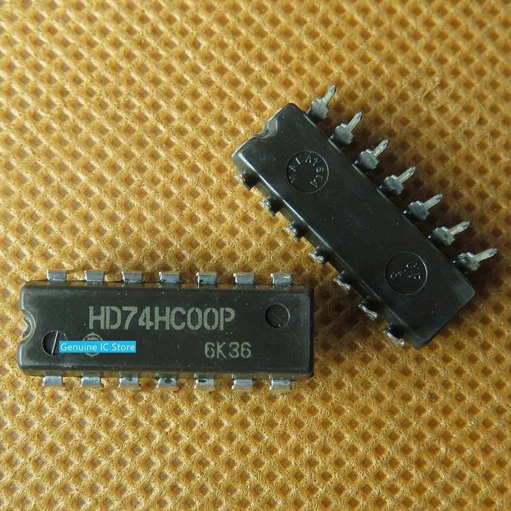 Новинка, оригинальная ИС HD74HC00P DIP-14, 5 шт./партия