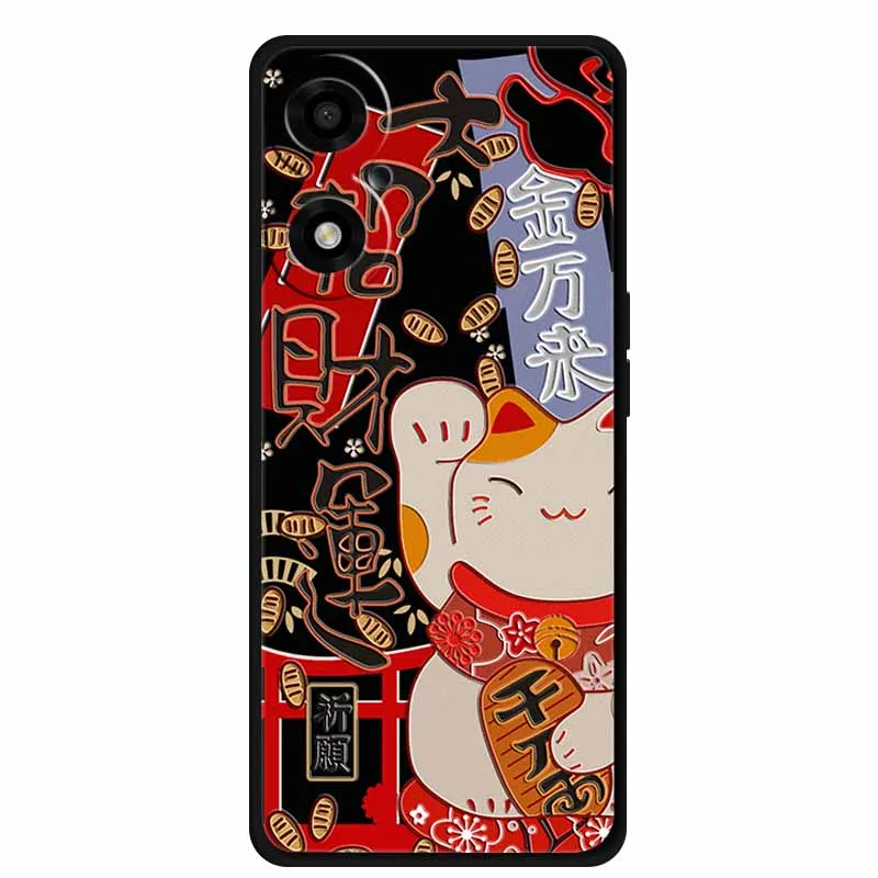 Чехол с 3D тиснением для OPPO A2M 5G чехол рельефными цветами силиконовая мягкая