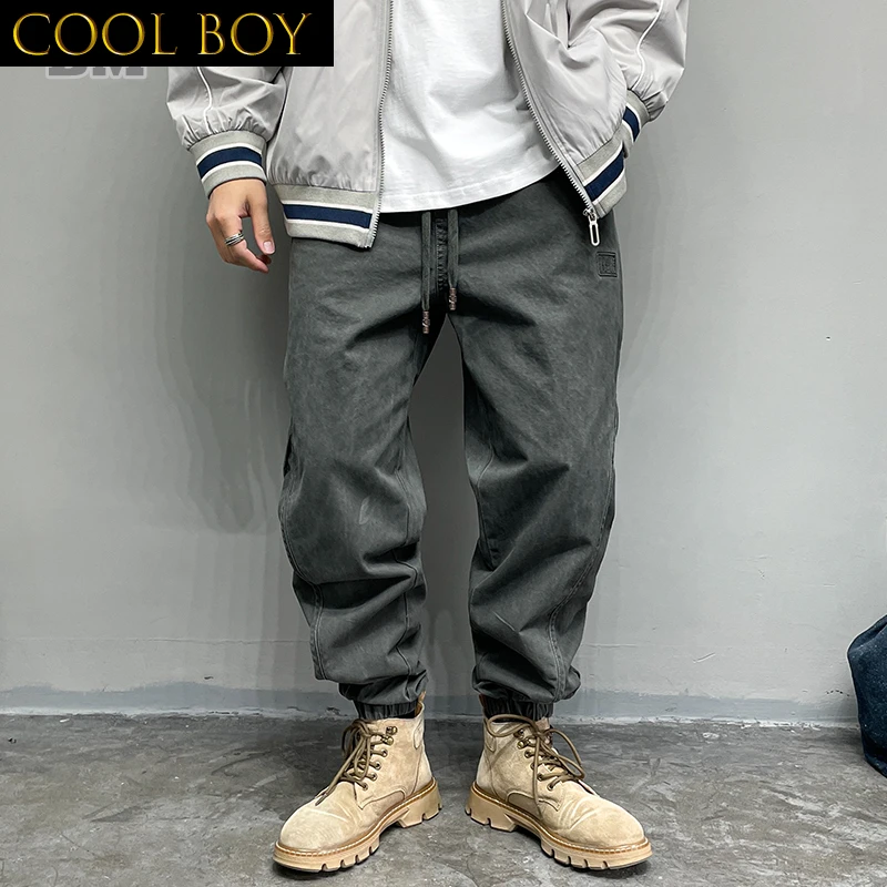 J BOYS Boutique Japanese Streetwear High Quality Cargo Pans Men Clothing Harajuku Casual Joggers Plus Size Korean Fashion Tactic