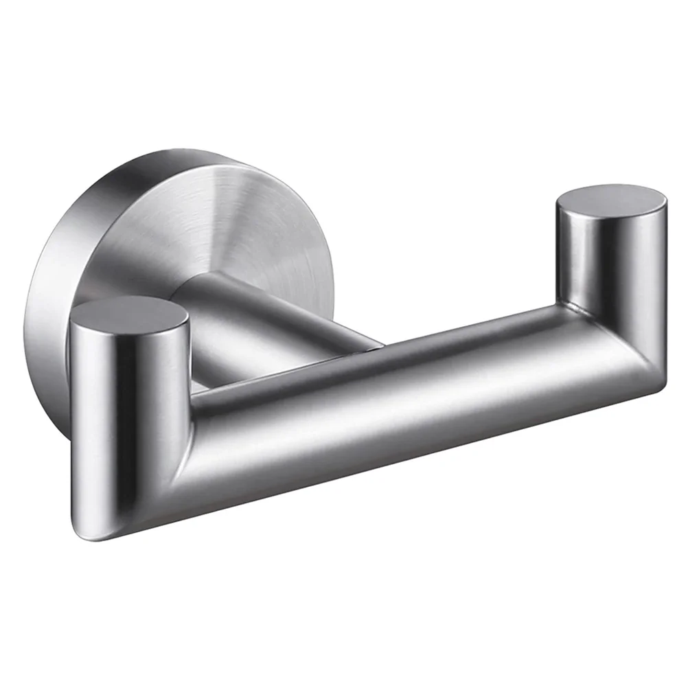

Coat Black Washcloth Holder Heavy Duty Double Towel Hanger Black Hand Wall Hangers Stainless Steel Robe Kitchen