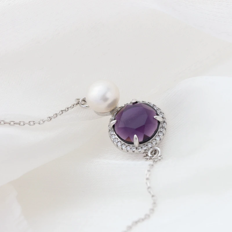 Аутентичный кулон из стерлингового серебра 925 пробы инкрустированный