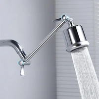 1 set stainless shower arm bathroom shower extender shower arm pipe extension