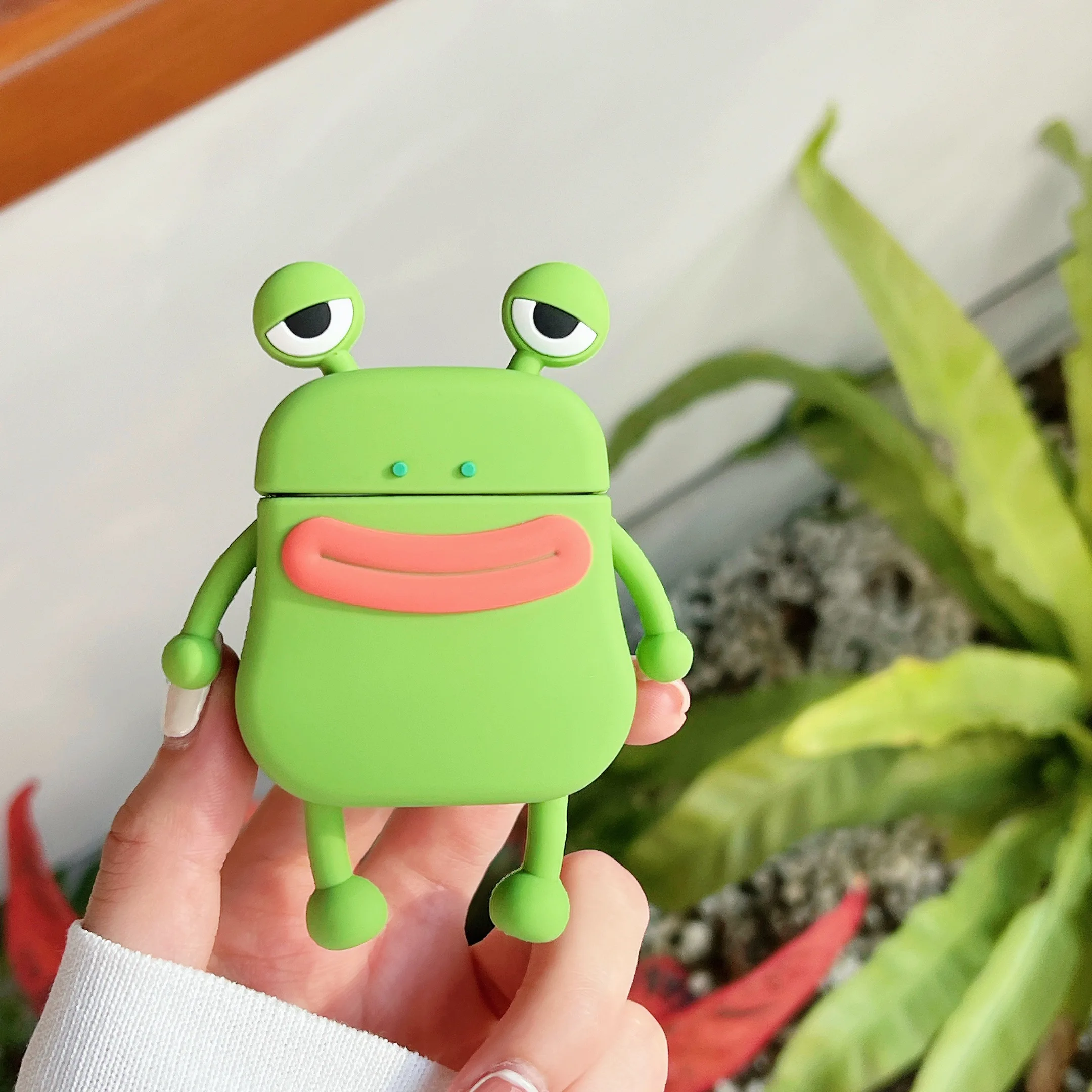 3D Cute Cartoon Animal Frog Earphone Headset Accessory Case For Airpods 1 2 Pro 3 Protective Wireless Bluetooth Headset Cover