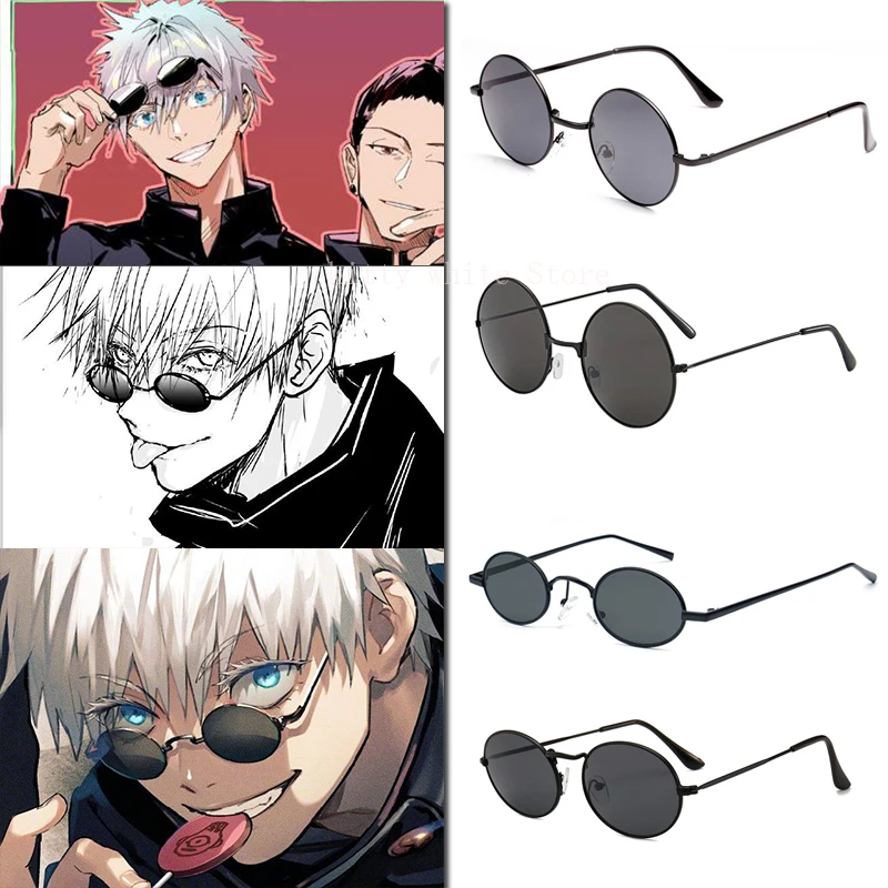 

Gojo Satoru очки в стиле Косплей очки juютсу Kaisen черные очки костюм аксессуары Аниме Реквизит