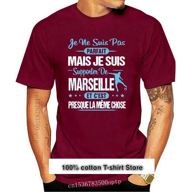 

Camiseta De marseille-je Ne Suis Pas Parfait Mais, camiseta De manga corta, camiseta De Hip-Hop, camiseta divertida 2020