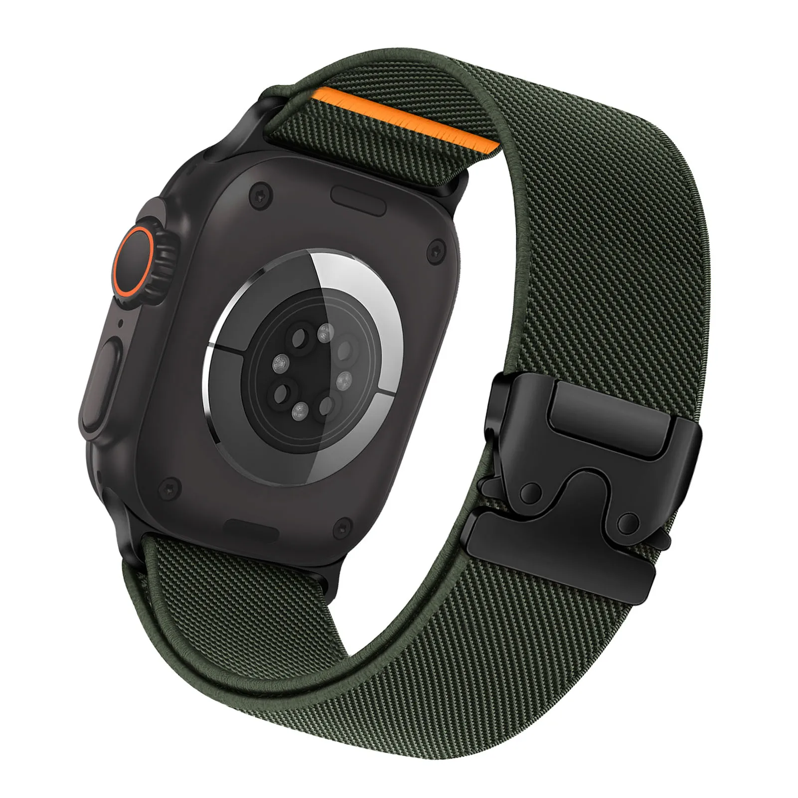 Фото Парашютные ремни для Apple Watch ultra 2, ремешок 49 мм, 45 мм, 46 мм, 44 мм, 42 мм, 40 мм, 41 мм, браслет Correa, браслет IWatch Series 10 9 8 7 6 3 SE №2